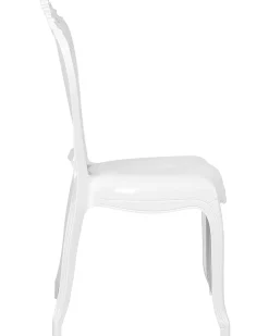 New Beliani Tuoli Muovi Valkoinen 2 Kpl Vermont