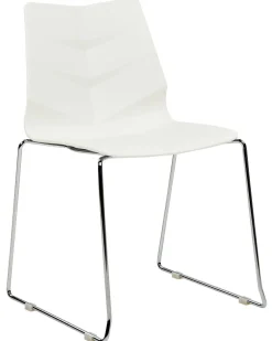 Discount Beliani Tuoli Muovi Valkoinen 4 Kpl Hartley