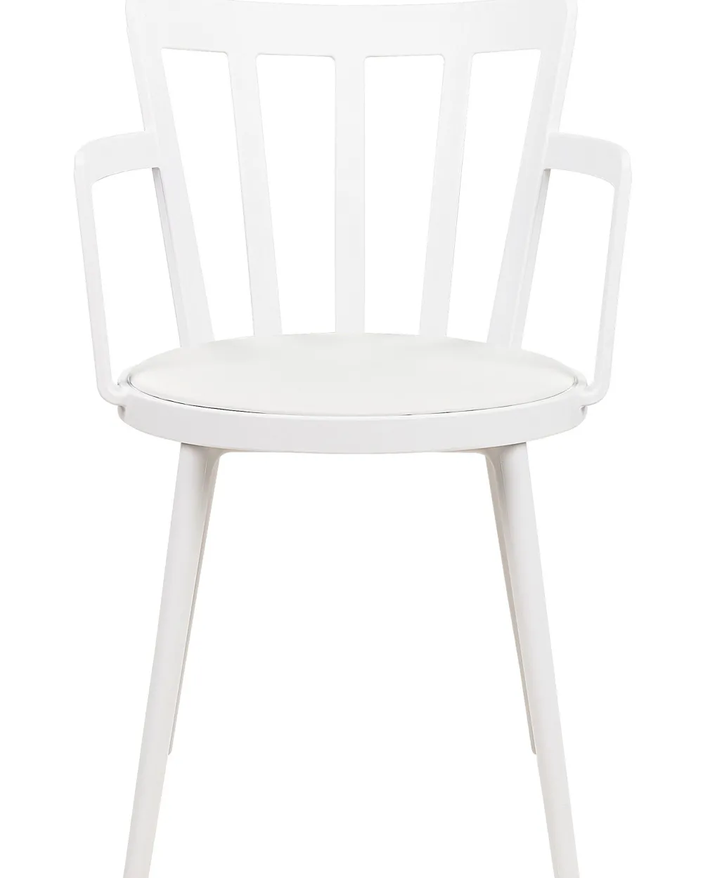 Sale Beliani Tuoli Muovi Valkoinen 4 Kpl Morill