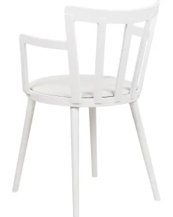 Sale Beliani Tuoli Muovi Valkoinen 4 Kpl Morill