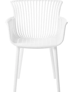 Online Beliani Tuoli Muovi Valkoinen 4 Kpl Pesaro