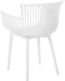 Online Beliani Tuoli Muovi Valkoinen 4 Kpl Pesaro