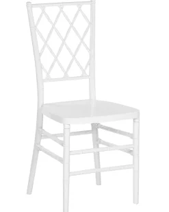 Tuolit<Beliani Tuoli Muovi Valkoinen 2 Kpl Clarion