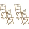 Clearance Beliani Tuoli Pyokki Kokoontaitettava Kulta 4 Kpl Machias