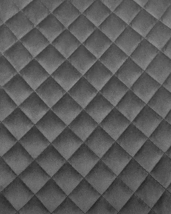 Tuolit<Beliani Tuoli Sametti Harmaa 2 Kpl Solano