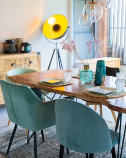 Tuolit<Beliani Tuoli Sametti Mintunvihrea 2 Kpl Jasmin