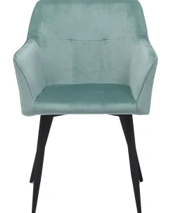 Tuolit<Beliani Tuoli Sametti Mintunvihrea 2 Kpl Jasmin