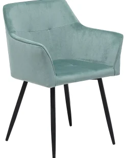 Tuolit<Beliani Tuoli Sametti Mintunvihrea 2 Kpl Jasmin