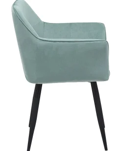 Tuolit<Beliani Tuoli Sametti Mintunvihrea 2 Kpl Jasmin