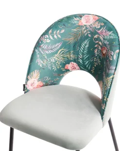 Tuolit<Beliani Tuoli Sametti Mintunvihrea 2 Kpl Covelo