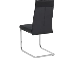 Outlet Beliani Tuoli Sametti Musta 2 Kpl Rockford