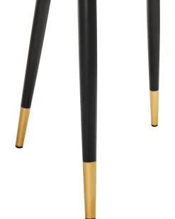 Tuolit<Beliani Tuoli Sametti Musta 2 Kpl Magalia