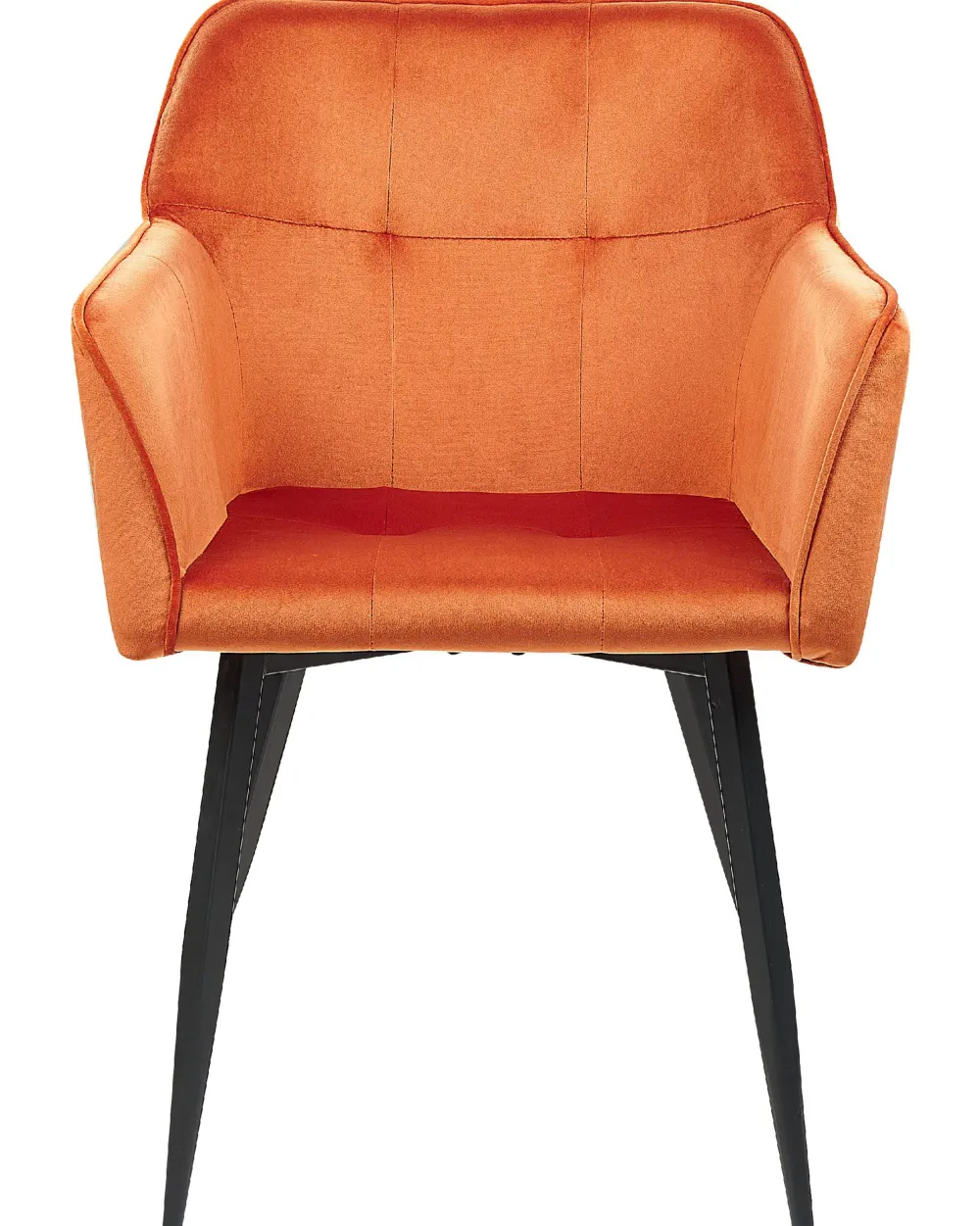 Sale Beliani Tuoli Sametti Oranssi 2 Kpl Jasmin