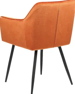 Sale Beliani Tuoli Sametti Oranssi 2 Kpl Jasmin