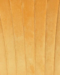 Outlet Beliani Tuoli Sametti Sinapinkeltainen 2 Kpl Augusta