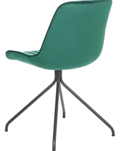 Tuolit<Beliani Tuoli Sametti Smaragdinvihrea 2 Kpl Navasota