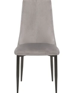 Tuolit<Beliani Tuoli Sametti Tummanharmaa 2 Kpl Clayton