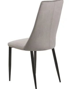 Tuolit<Beliani Tuoli Sametti Tummanharmaa 2 Kpl Clayton