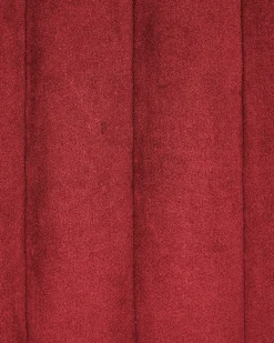 Fashion Beliani Tuoli Sametti Tummanpunainen 2 Kpl Navasota