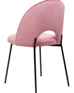 Sale Beliani Tuoli Sametti Vaaleanpunainen 2 Kpl Covelo