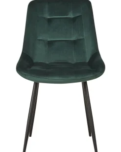 Outlet Beliani Tuoli Sametti Vihrea 2 Kpl Melrose