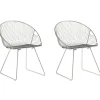 Tuolit<Beliani Tuoli Teras Hopea 2 Kpl Aurora