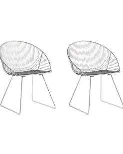 Tuolit<Beliani Tuoli Teras Hopea 2 Kpl Aurora