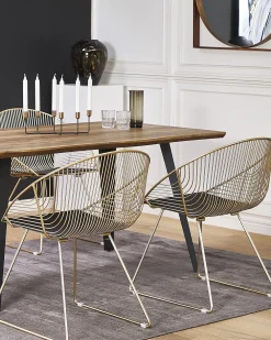 Tuolit<Beliani Tuoli Teras Kulta 2 Kpl Aurora