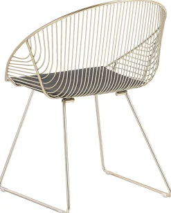 Tuolit<Beliani Tuoli Teras Kulta 2 Kpl Aurora