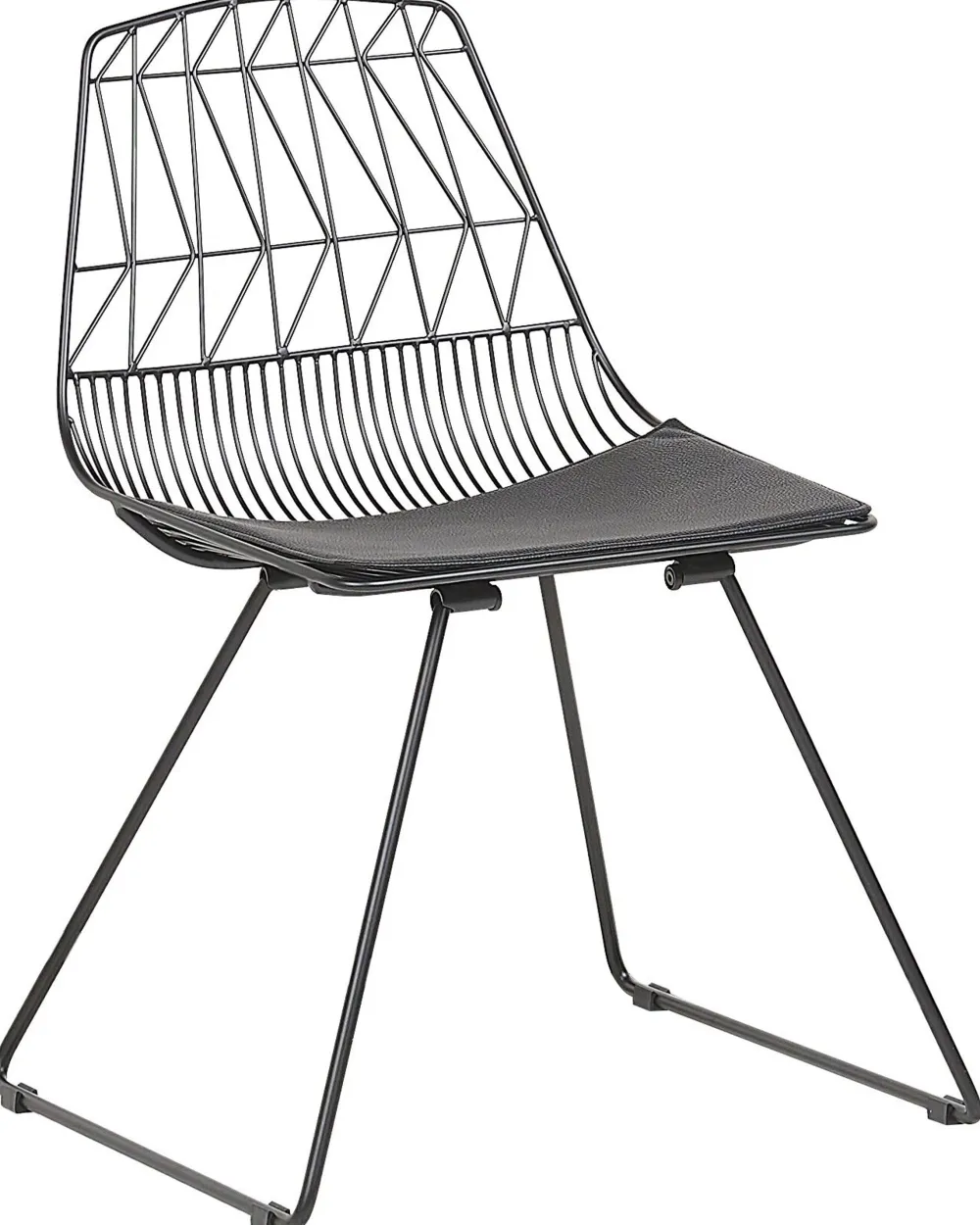 Clearance Beliani Tuoli Teras Musta 2 Kpl Harlan