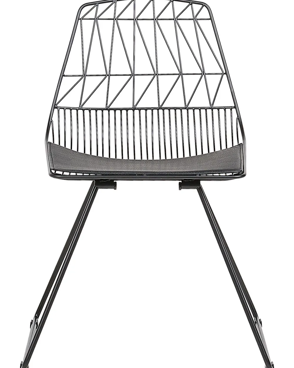 Clearance Beliani Tuoli Teras Musta 2 Kpl Harlan