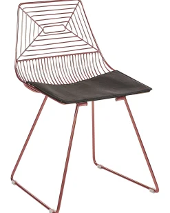 Tuolit<Beliani Tuoli Teras Ruusukulta 2 Kpl Beatty