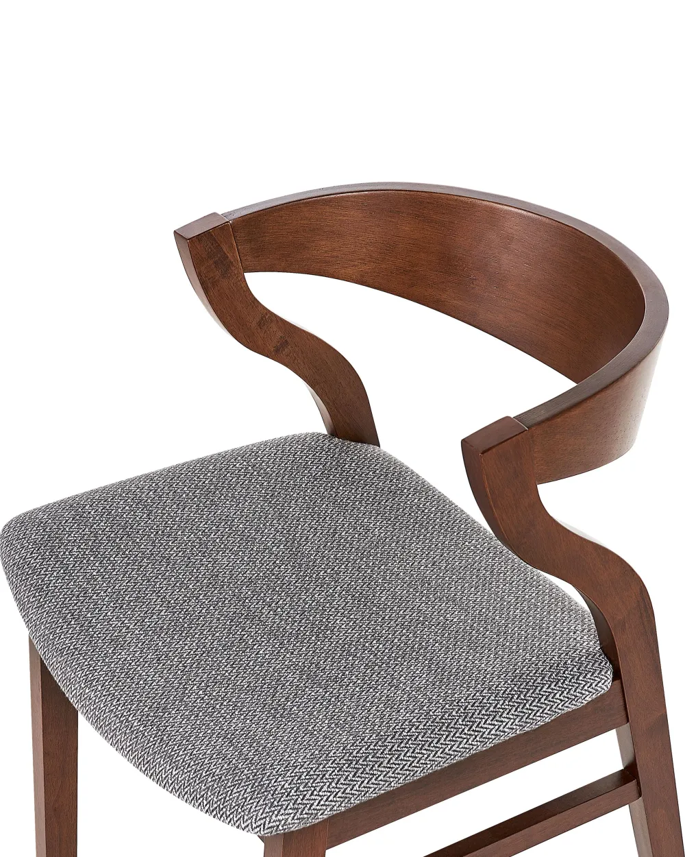 Tuolit<Beliani Tuoli Tumma Puu/Harmaa 2 Kpl Maroa