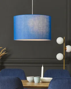 Tuolit<Beliani Tuoli Vakosametti Tummansininen 2 Kpl Loverna