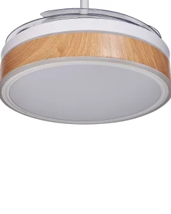 Valaisimet<Beliani Tuuletinvalaisin 3 Polttimoa Valkoinen Fremont