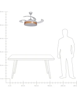 Valaisimet<Beliani Tuuletinvalaisin 3 Polttimoa Valkoinen Fremont