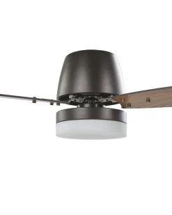 Valaisimet<Beliani Tuuletinvalaisin Tumma Puu/Musta Mlava