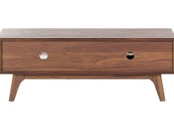 Säilytys<Beliani Tv-Taso 4 Hyllya Tumma Puu/Valkoinen Buffalo