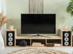 Hot Beliani Tv-Taso 5 Hyllya Vaalea Puu Cordoba