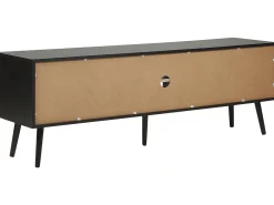 Cheap Beliani Tv-Taso 2 Kaappia 2 Hyllya Musta Opoco