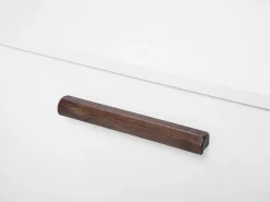 Hot Beliani Tv-Taso 2 Kaappia 4 Hyllya Valkoinen/Tumma Puu Alloa