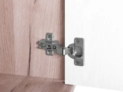 Säilytys<Beliani Tv-Taso 2 Kaappia 2 Hyllya Vaalea Puu/Valkoinen Lincoln