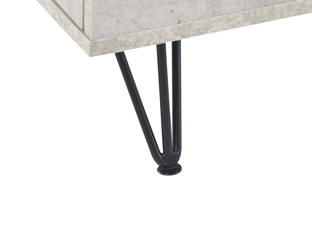 Hot Beliani Tv-Taso 2 Kaappia Harmaa/Musta Halston