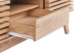 Cheap Beliani Tv-Taso 2 Kaappia Laatikko Vaalea Puu Detroit