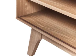 Säilytys<Beliani Tv-Taso 2 Kaappia Laatikko Vaalea Puu/Valkoinen Eerie