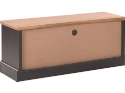 Fashion Beliani Tv-Taso 2 Kaappia Laatikko Vaalea Puu/Tummanharmaa Garet