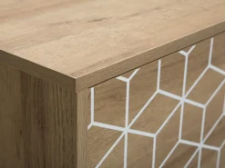 Säilytys<Beliani Tv-Taso 2 Kaappia Vaalea Puu Torvi