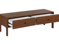 Best Beliani Tv-Taso 2 Laatikkoa Tumma Puu Corina