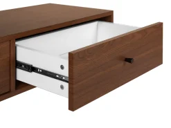 Best Beliani Tv-Taso 2 Laatikkoa Tumma Puu Corina