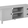 Discount Beliani Tv-Taso Kaappi 2 Laatikkoa Vaaleanharmaa Honolulu